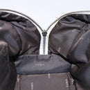 LOEWE Anagram Amazona 36 Hand Bag Leather White Silver Auth 134180-22