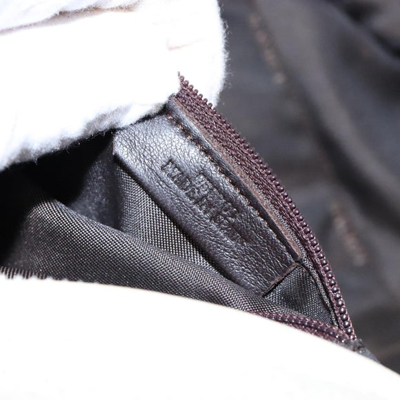 LOEWE Anagram Amazona 36 Hand Bag Leather White Silver Auth 134180