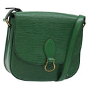 LOUIS VUITTON Epi Saint Cloud GM Shoulder Bag Green M52194 LV Auth 134184-1