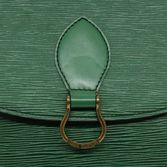 LOUIS VUITTON Epi Saint Cloud GM Shoulder Bag Green M52194 LV Auth 134184