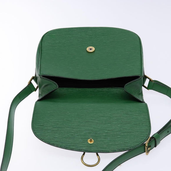 LOUIS VUITTON Epi Saint Cloud GM Shoulder Bag Green M52194 LV Auth 134184