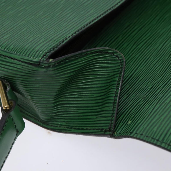 LOUIS VUITTON Epi Saint Cloud GM Shoulder Bag Green M52194 LV Auth 134184