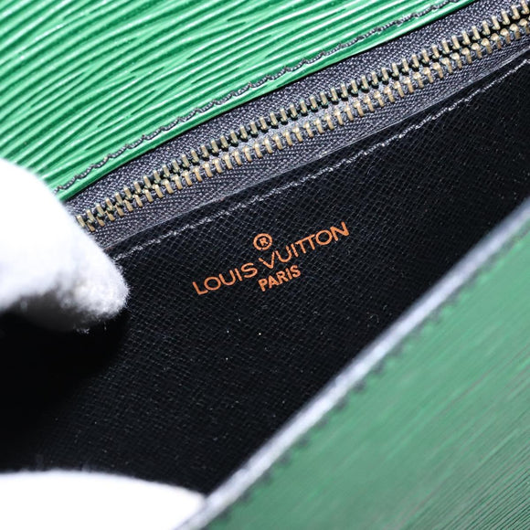 LOUIS VUITTON Epi Saint Cloud GM Shoulder Bag Green M52194 LV Auth 134184