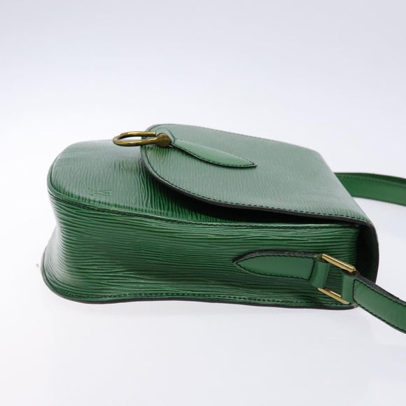 LOUIS VUITTON Epi Saint Cloud GM Shoulder Bag Green M52194 LV Auth 134184