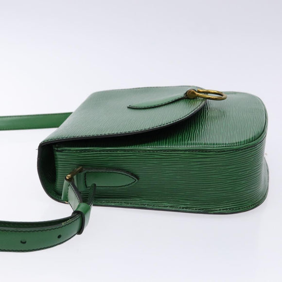 LOUIS VUITTON Epi Saint Cloud GM Shoulder Bag Green M52194 LV Auth 134184