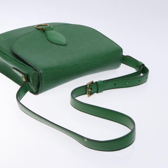 LOUIS VUITTON Epi Saint Cloud GM Shoulder Bag Green M52194 LV Auth 134184