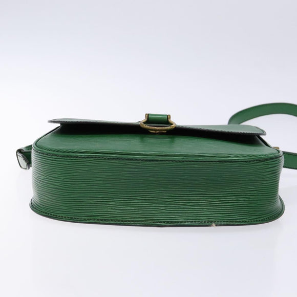LOUIS VUITTON Epi Saint Cloud GM Shoulder Bag Green M52194 LV Auth 134184