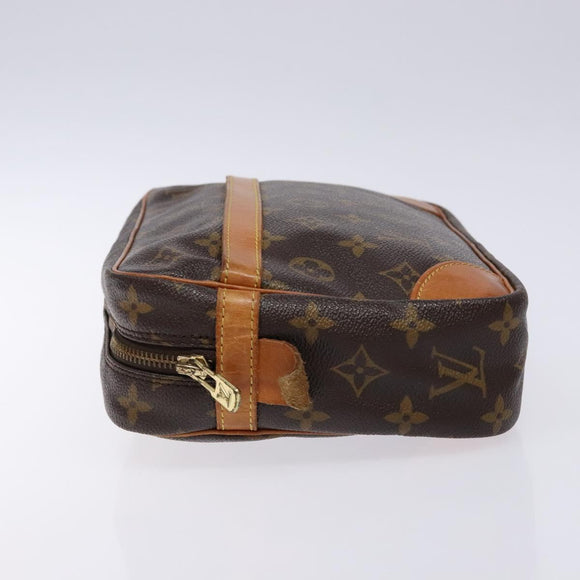 LOUIS VUITTON Monogram Compiegne 28 Clutch Bag M51845 LV Auth 134193