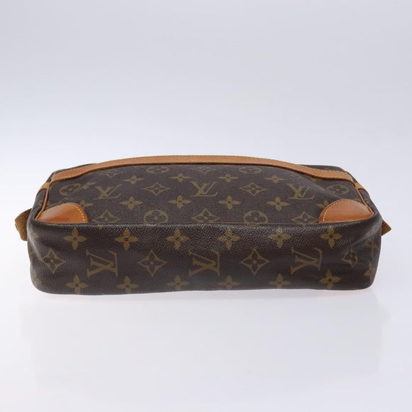 LOUIS VUITTON Monogram Compiegne 28 Clutch Bag M51845 LV Auth 134193