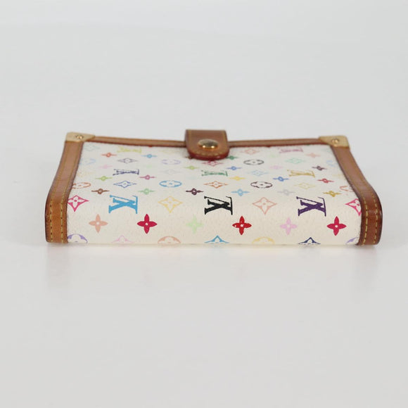 LOUIS VUITTON Multicolor Agenda PM Day Planner Cover White R21074 Auth 134196
