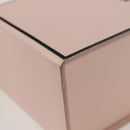 FENDI box Shoulder Bag Leather Pink Gold Auth 134203M-16