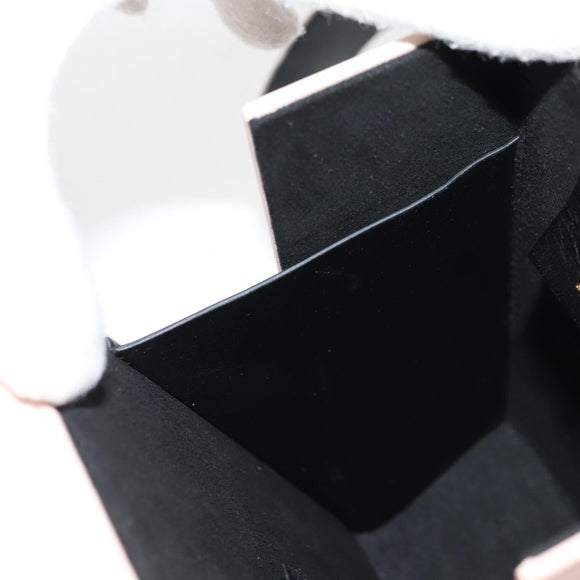 FENDI box Shoulder Bag Leather Pink Gold Auth 134203M