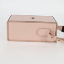 FENDI box Shoulder Bag Leather Pink Gold Auth 134203M-4