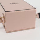 FENDI box Shoulder Bag Leather Pink Gold Auth 134203M-6