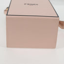 FENDI box Shoulder Bag Leather Pink Gold Auth 134203M-5