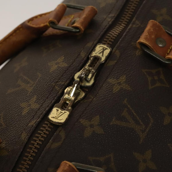 LOUIS VUITTON Monogram Keepall 55 Boston Bag M41424 LV Auth 134208
