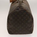 LOUIS VUITTON Monogram Keepall 55 Boston Bag M41424 LV Auth 134208-3