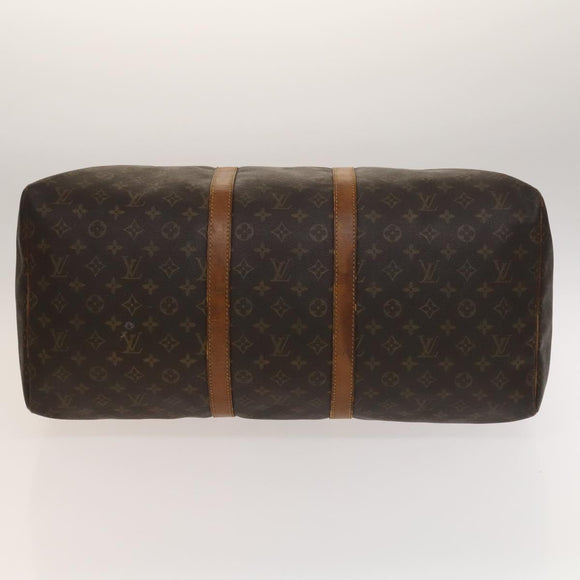 LOUIS VUITTON Monogram Keepall 55 Boston Bag M41424 LV Auth 134208