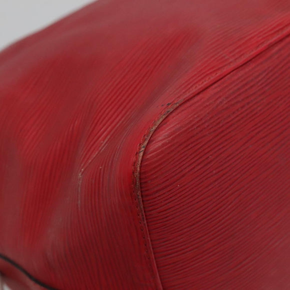 LOUIS VUITTON Epi Petit Noe Shoulder Bag Red M44107 LV Auth 134214