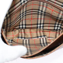 Burberrys Shoulder Bag Leather Brown Gold Auth 134218-16