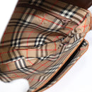 Burberrys Shoulder Bag Leather Brown Gold Auth 134218-17