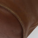 Coach Shoulder Bag Leather Brown Gold Auth 134219-17