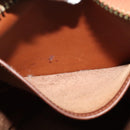 Coach Shoulder Bag Leather Brown Gold Auth 134219-11