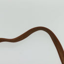 Coach Shoulder Bag Leather Brown Gold Auth 134219-14