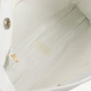 CHANEL Matelasse Chain Shoulder Bag Lamb Skin White CC Auth 134221-11