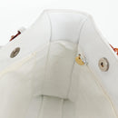 CHANEL Matelasse Chain Shoulder Bag Lamb Skin White CC Auth 134221-21