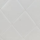 CHANEL Matelasse Chain Shoulder Bag Lamb Skin White CC Auth 134221-3