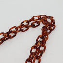 CHANEL Matelasse Chain Shoulder Bag Lamb Skin White CC Auth 134221-14