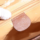 GUCCI Bamboo Hand Bag Leather Brown Gold 000 1186 0289 Auth 134226-16