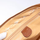 GUCCI Bamboo Hand Bag Leather Brown Gold 000 1186 0289 Auth 134226-17