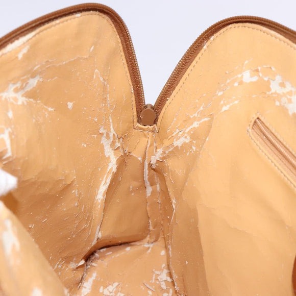 GUCCI Bamboo Hand Bag Leather Brown Gold 000 1186 0289 Auth 134226