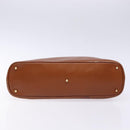 GUCCI Bamboo Hand Bag Leather Brown Gold 000 1186 0289 Auth 134226-9