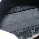 Salvatore Ferragamo Gancini Shoulder Bag Leather Black Gold Auth 134227-18