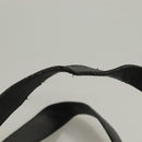 Salvatore Ferragamo Gancini Shoulder Bag Leather Black Gold Auth 134227-9