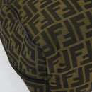 FENDI Zucca Canvas Shoes bag Brown Black Auth 134236-14