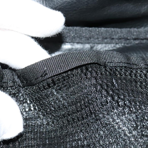 FENDI Zucca Canvas Shoes bag Brown Black Auth 134236