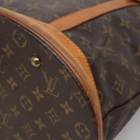 LOUIS VUITTON Monogram Bucket GM Shoulder Bag M42236 LV Auth 134242