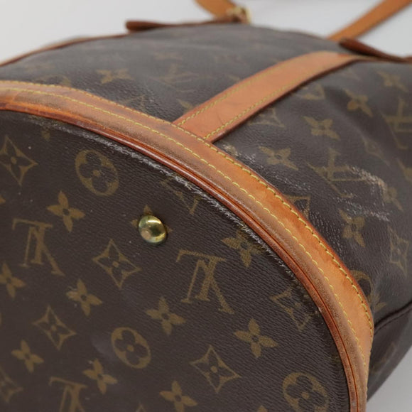 LOUIS VUITTON Monogram Bucket GM Shoulder Bag M42236 LV Auth 134242