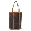 LOUIS VUITTON Monogram Bucket GM Shoulder Bag M42236 LV Auth 134242-1