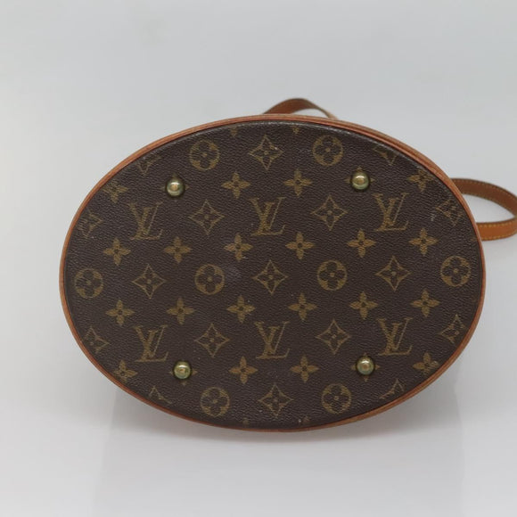 LOUIS VUITTON Monogram Bucket GM Shoulder Bag M42236 LV Auth 134242