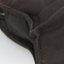 HERMES Her Line MM Hand Bag Canvas Gray Auth 134245-16