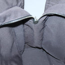 HERMES Her Line MM Hand Bag Canvas Gray Auth 134245-18