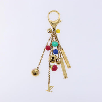 LOUIS VUITTON Porte Cles Grullo Key Holder metal Gold M62227 LV Auth 134248V - 0