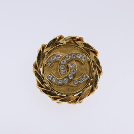 CHANEL COCO Mark Earring metal Gold CC Auth 134251V - 0