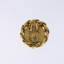 CHANEL COCO Mark Earring metal Gold CC Auth 134251V-3