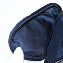 Christian Dior Trotter Canvas Saddle Pouch Navy Gold Auth 134254V-19